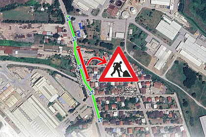 Başiskele'de Çuhane Caddesi'nde 1 Haftalık Altyapı Çalışması Başlıyor!