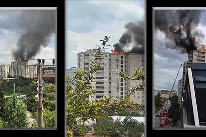 Gebze Barış Mahallesi’nde Korkutan Yangın: Bina Çatısı Alevlere Teslim Oldu!