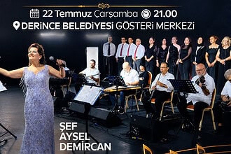 Derince Belediyesi THM-TSM Korosu 22 Temmuz'da Şef Aysel Demircan Yönetiminde Sahne Alıyor!