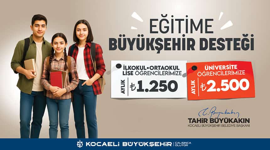 Kocaeli Büyükşehir Belediyesi Öğrenci Bursu Ne Zaman Yatacak?