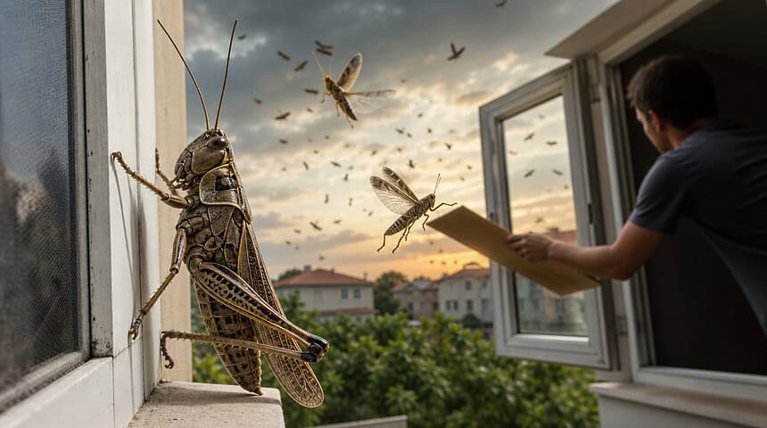 Dev Çekirgeler İnsana Zarar Verir mi?