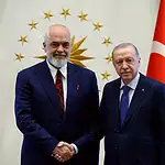 Erdoğan, Arnavutluk Başbakanı Rama'yı Külliye'de Ağırladı