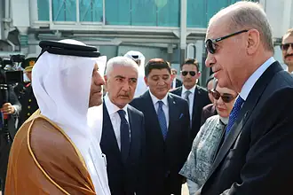 Erdoğan Doha'da: Eski Katar Emiri Al Thani'ye Taziye Ziyareti