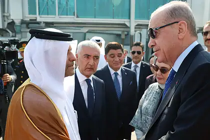 Erdoğan Doha'da: Eski Katar Emiri Al Thani'ye Taziye Ziyareti
