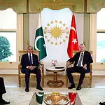 Erdoğan, Şahbaz Şerif'i Vahdettin Köşkü'nde Törenle Karşıladı
