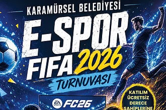 Karamürsel Belediyesi E-SPOR FIFA 2026 Turnuvası Başvuruları Başladı: Tarih ve Detaylar!