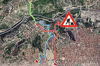 Gazanfer Bilge Bulvarı 1 Hafta Trafiğe Kapalı: 4 Hat Değişti