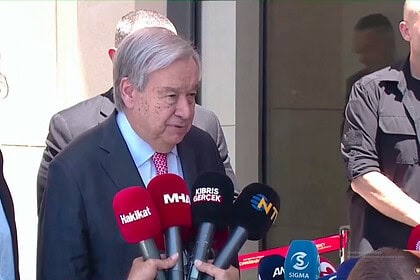 Guterres KKTC'de Çözüm İçin Devrede: "Yarın Üçlü Görüşme Yapacağız"