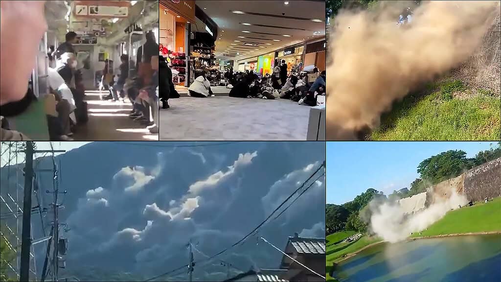 Japonya'da 7,1'lik Deprem 50'den Fazla Kişiyi Yaraladı: Tren Raydan Çıktı