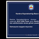 Kandıra Kaymakamlığı Duyurdu: 26 Temmuz Pazar Günü Tüm Kandıra Sahillerinde Denize Girmek Yasak!