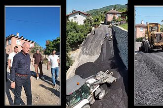 Karamürsel Pazarköy’de Yol Genişletme, Taş Duvar ve Asfalt Çalışmaları Tamamlandı!