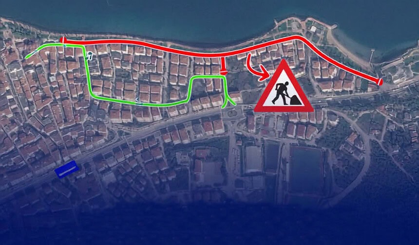 Karamürsel'de Plaj Yolu Caddesi'nde Üstyapı Çalışması: 13-16 Temmuz Arası Trafiğe Kapalı!