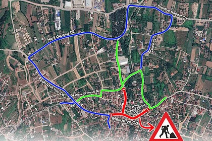 Kartepe'de Mesudiye Caddesi Trafiğe Kapatılıyor: 1-9 Ağustos Üstyapı Çalışması!