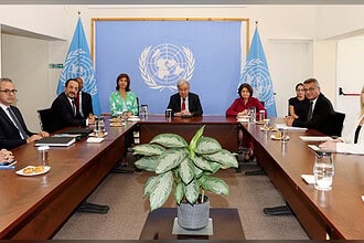 Kıbrıs'ta 16 Yıl Sonra İlk: Guterres Erhürman ve Hristodulidis'i Buluşturdu