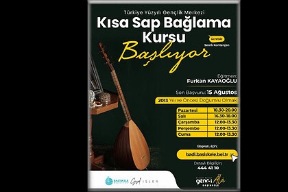 Başiskele Türkiye Yüzyılı Gençlik Merkezi'nden Ücretsiz Bağlama Kursu: Kontenjan Sınırlı!