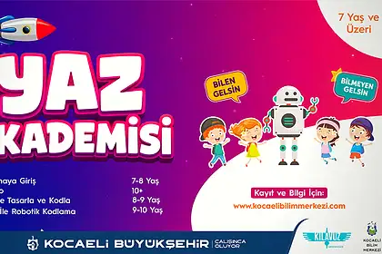 Kocaeli Bilim Merkezi'nde Yaz Akademisi: 53 Günlük Mucit Programı
