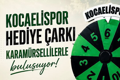 Karamürsel’de Kocaelispor Rüzgarı: 4 Temmuz Festivali’nde Sürpriz Hediyeli Çark Kuruluyor!
