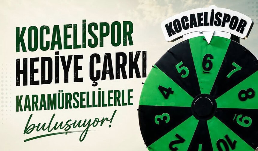 Karamürsel’de Kocaelispor Rüzgarı: 4 Temmuz Festivali’nde Sürpriz Hediyeli Çark Kuruluyor!