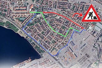Körfez'de Mehmet Akif Ersoy Caddesi Trafiğe Kapatılıyor: 30 Temmuz-4 Ağustos Üstyapı Çalışması