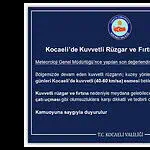 Kocaeli'de Fırtına Alarmı: Çatı Uçması ve Ulaşım Aksamalarına Karşı Dikkatli Olun!