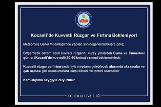 Kocaeli'de Fırtına Alarmı: Çatı Uçması ve Ulaşım Aksamalarına Karşı Dikkatli Olun!