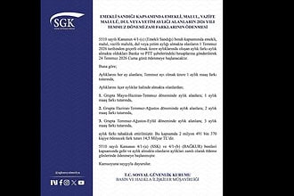SGK Tarih Verdi: Emekli Sandığı Zam Farkı Ödemeleri 24 Temmuz'da Yatıyor!
