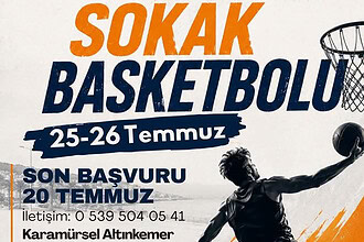 Karamürsel Belediyesi 3x3 Sokak Basketbolu Turnuvası: 25-26 Temmuz'da Altınkemer Plajı'nda!