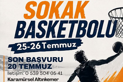 Karamürsel Belediyesi 3x3 Sokak Basketbolu Turnuvası: 25-26 Temmuz'da Altınkemer Plajı'nda!