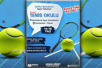 Körfez Belediyesi Ücretsiz Tenis Okulu Kayıtları Başladı: Yaş ve Başvuru Detayları!