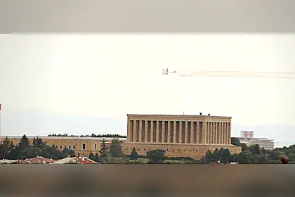 Türk Yıldızları'ndan NATO Zirvesi Öncesi Ankara Semalarında Prova