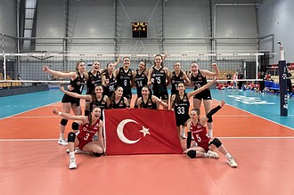 U18 Kadın Milli Voleybol Takımı Avrupa Şampiyonası'nda Finalde: Türkiye 3 - 1 Macaristan