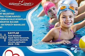 İzmit Belediyesi Ücretsiz Yüzme Kursu Kayıtları Başladı! Fatma Kaplan Hürriyet’ten Çocuklara Yaz Müjdesi