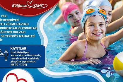 İzmit Belediyesi Ücretsiz Yüzme Kursu Kayıtları Başladı! Fatma Kaplan Hürriyet’ten Çocuklara Yaz Müjdesi