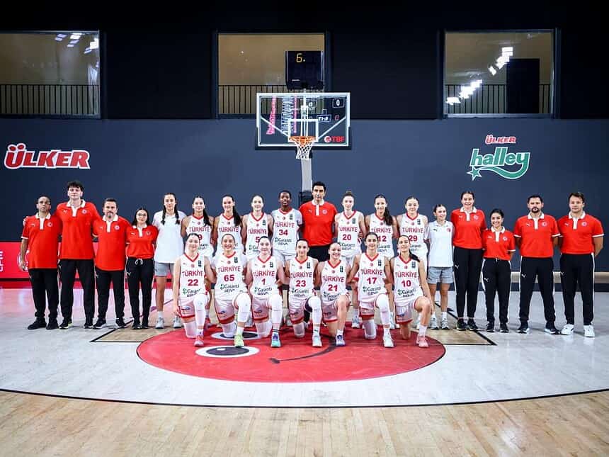16 Yaş Altı Yıldız Kız Milli Takımı, TBF Üç Takımlı Turnuvaya Galibiyetle Başladı
