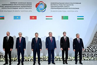 7 Liderden Çolpon-Ata Zirvesi: Aliyev İlk Kez Tam Üye Katıldı