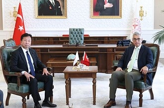 Bakan Memişoğlu, Japonya Temsilciler Meclisi Üyesi Ogushi ile bir araya geldi