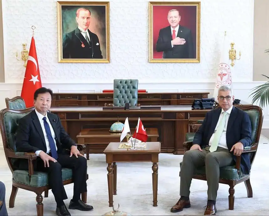 Bakan Memişoğlu, Japonya Temsilciler Meclisi Üyesi Ogushi ile bir araya geldi