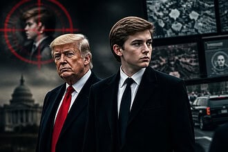 İran Devlet Televizyonundan Şok Video! Donald Trump'ın Oğlu Barron Trump’a Suikast Tehdidi!