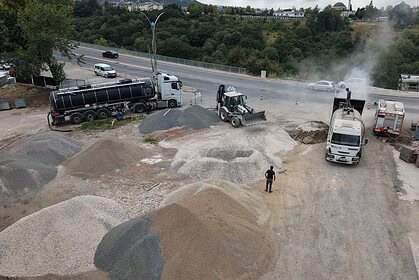 Başiskele Karadenizliler Ve Fatih Mahallelerinde Asfalt Çalışması!