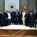 Cumhurbaşkanı Erdoğan Şimdiye kadar şehitlerimizin emanetlerine ve gazilerimize devletimizin tüm imkânlarını seferber ederek sahip çıktık