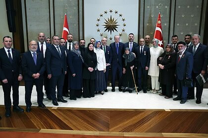 Cumhurbaşkanı Erdoğan Şimdiye kadar şehitlerimizin emanetlerine ve gazilerimize devletimizin tüm imkânlarını seferber ederek sahip çıktık