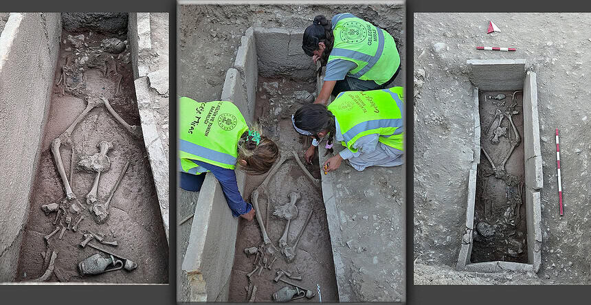 Aspendos Antik Kenti'nde Heyecanlandıran Keşif: MÖ 5. Yüzyıla Ait Güreşçi Mezarı Bulundu!