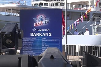 İnsansız kara aracı BARKAN 2 TEKNOFEST Mavi Vatan’da yerini aldı