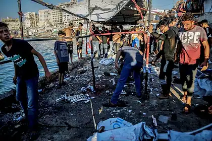 İsrail, Gazze'de Kafeye Saldırı Düzenledi 7 Ölü
