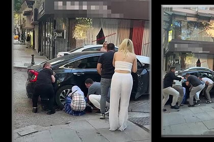 İzmit İnönü Caddesi'nde Otomobilin Çarptığı Çocuk Aracın Altında Kaldı!