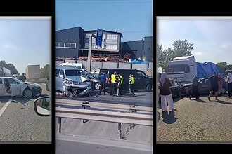 Kocaeli'de Yolları Kilitleyen Kaza! İki İlçede Toplam 8 Araç Birbirine Girdi!