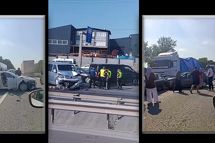Kocaeli'de Yolları Kilitleyen Kaza! İki İlçede Toplam 8 Araç Birbirine Girdi!