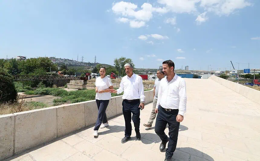 Dilovası Tarihi Mimar Sinan Köprüsü Çevresi Yenileniyor!