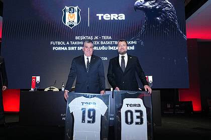 Tera Holding, Beşiktaş JK’nin Futbol ve Basketbol Takımlarına Forma Sırt Sponsoru Oldu