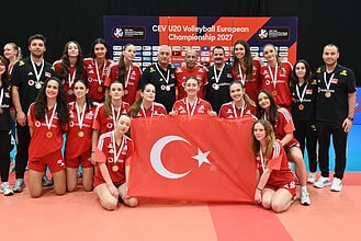U20 Kadın Milli Voleybol Takımımız 2027 Avrupa Şampiyonası Biletini Kaptı!